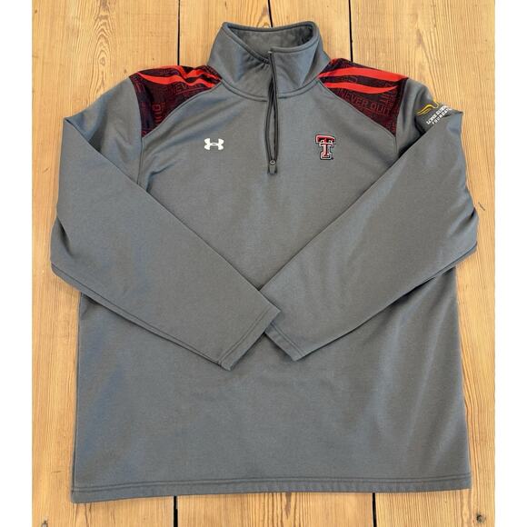 Men's Texas Tech Quart Zip Under Armor XL - Picture 1 of 7